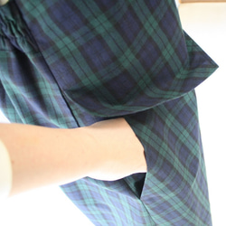 タータンチェックのベスト風ジャンパースカート 5枚目の画像