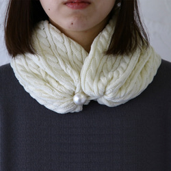 ケーブル柄ニット2Way帽子 17枚目の画像