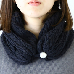 ケーブル柄ニット2Way帽子 13枚目の画像