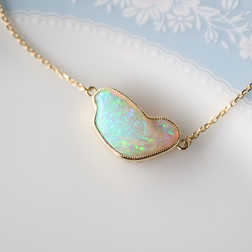 専用ぺージ♡カンテラオパール＆インカローズ＆インペリアルロードナイトのネックレス 専用ぺージ♡カンテラオパール＆インカローズ＆インペリアル