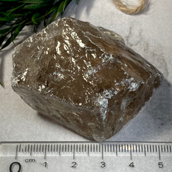 レインボー✨　かち割り水晶　スモーキー　クォーツ 原石　ラフストーン 5枚目の画像