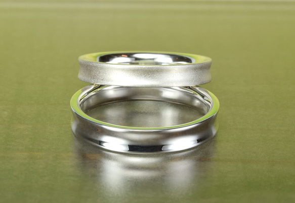 シンプル結婚指輪｜おふたりの＜未来＞という時間を貯える＜器＞Vessel/ベッセル　MG-134-001 3枚目の画像