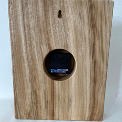 木の時計＜くすのき＞掛け時計ksc-105　木製時計 5枚目の画像