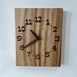木の時計＜くすのき＞掛け時計ksc-105　木製時計 1枚目の画像