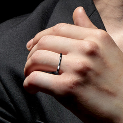 タンタルの結婚指輪（アレルギー対応）（素心/SOSHIN～2.0ｍｍペア|　MG-064 5枚目の画像