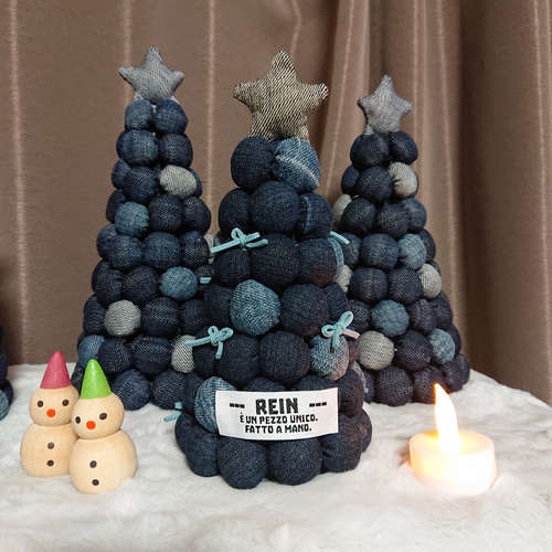 デニムオーナメント クリスマス デニムオーナメント クリスマス
