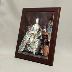 モーリス・カンタン・ドラ・トゥール　ポンパドゥール夫人の肖像　フォトタイル 2枚目の画像