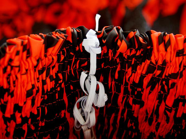 裾フリルが可愛い 細見えパウスカート フラダンス 太って見えないパウスカート　受注生産および即納 p00606