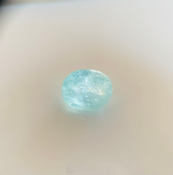 天然石　パライバトルマリン  ネオンブルーグリーン　ルース　0.319ct 希少石 2枚目の画像