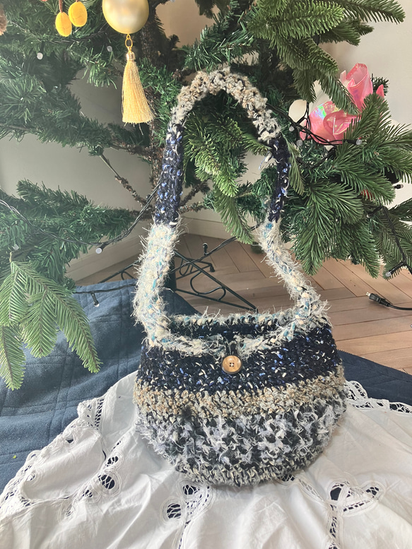 引き揃え糸グラデーションショルダーバッグ ショルダーバッグ 通販  