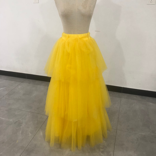 ずう　kuose クオセ チュールスカート　イエロー ずう kuose クオセ チュールスカート イエロー ずう kuose