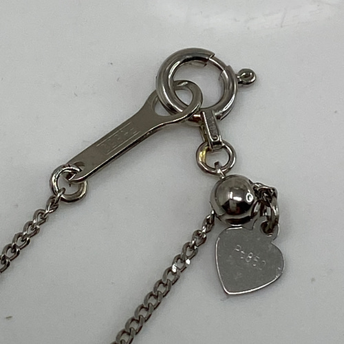 pt850 華奢 喜平 チェーン に スライド式 金具 10センチのロング  