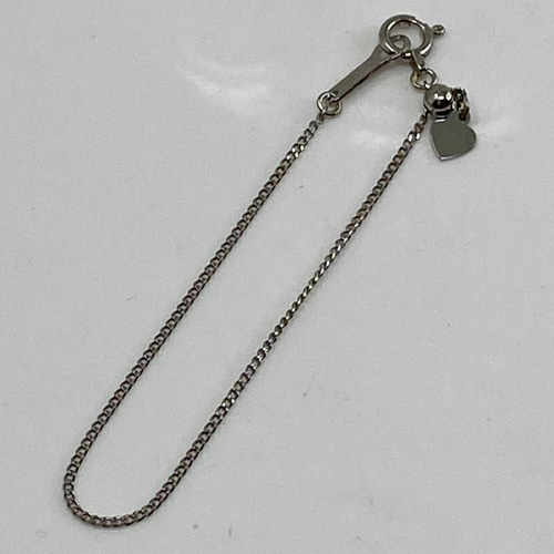 pt850 華奢 喜平 チェーン に スライド式 金具 10センチのロング