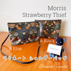 Morris モリス ラミネート 軽量　ショルダーバッグ　サコッシュ　ポシェット 斜め掛けバッグ WM09(A/B) 1枚目の画像