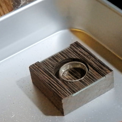 鉄刀木（タガヤサン）の指輪ケース 9枚目の画像