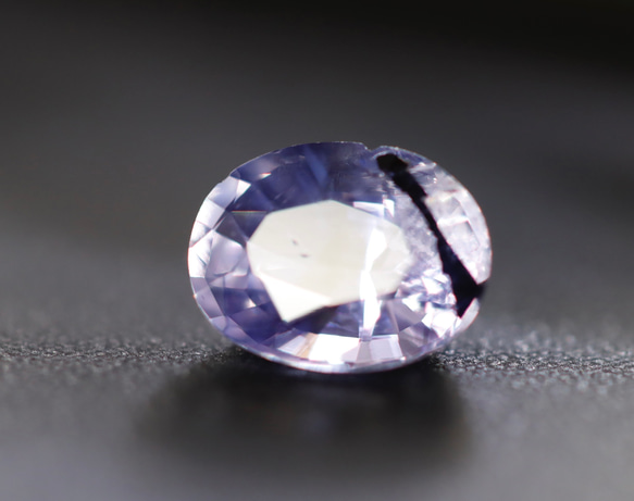 サファイア ルース ラベンダー サファイア 1.16ct オーバル カット かわいい インクルージョン あり 天然宝石 13枚目の画像