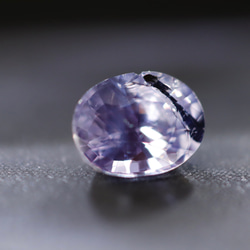 サファイア ルース ラベンダー サファイア 1.16ct オーバル カット かわいい インクルージョン あり 天然宝石 10枚目の画像