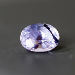 サファイア ルース ラベンダー サファイア 1.16ct オーバル カット かわいい インクルージョン あり 天然宝石 3枚目の画像