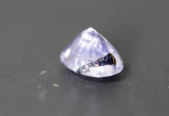 サファイア ルース ラベンダー サファイア 1.16ct オーバル カット かわいい インクルージョン あり 天然宝石 17枚目の画像