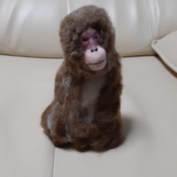 羊毛リアル猿ちゃん 羊毛フェルト Kingこうた 通販 15111638｜Creema