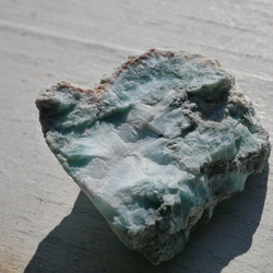 天然石ラリマー約40mm(ドミニカ共和国産)約35g 母岩付き原石ラフロック鉱物鉱石[lar-221209-10] 8枚目の画像
