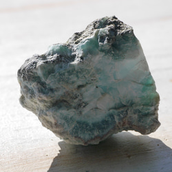 天然石ラリマー約40mm(ドミニカ共和国産)約35g 母岩付き原石ラフロック鉱物鉱石[lar-221209-10] 3枚目の画像