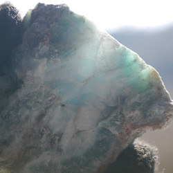 天然石ラリマー約40mm(ドミニカ共和国産)約35g 母岩付き原石ラフロック鉱物鉱石[lar-221209-10] 15枚目の画像