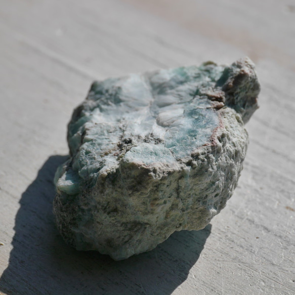 天然石ラリマー約40mm(ドミニカ共和国産)約35g 母岩付き原石ラフロック鉱物鉱石[lar-221209-10] 10枚目の画像
