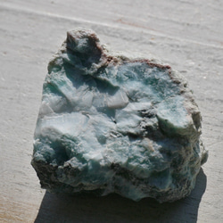 天然石ラリマー約40mm(ドミニカ共和国産)約35g 母岩付き原石ラフロック鉱物鉱石[lar-221209-10] 9枚目の画像
