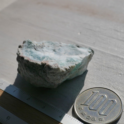 天然石ラリマー約40mm(ドミニカ共和国産)約35g 母岩付き原石ラフロック鉱物鉱石[lar-221209-10] 20枚目の画像