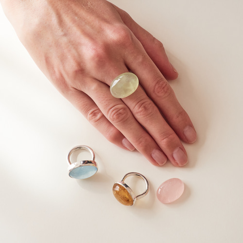 ☆天然石☆大玉！極上アメトリン♡キラキラ♡純銀製S925リング金運