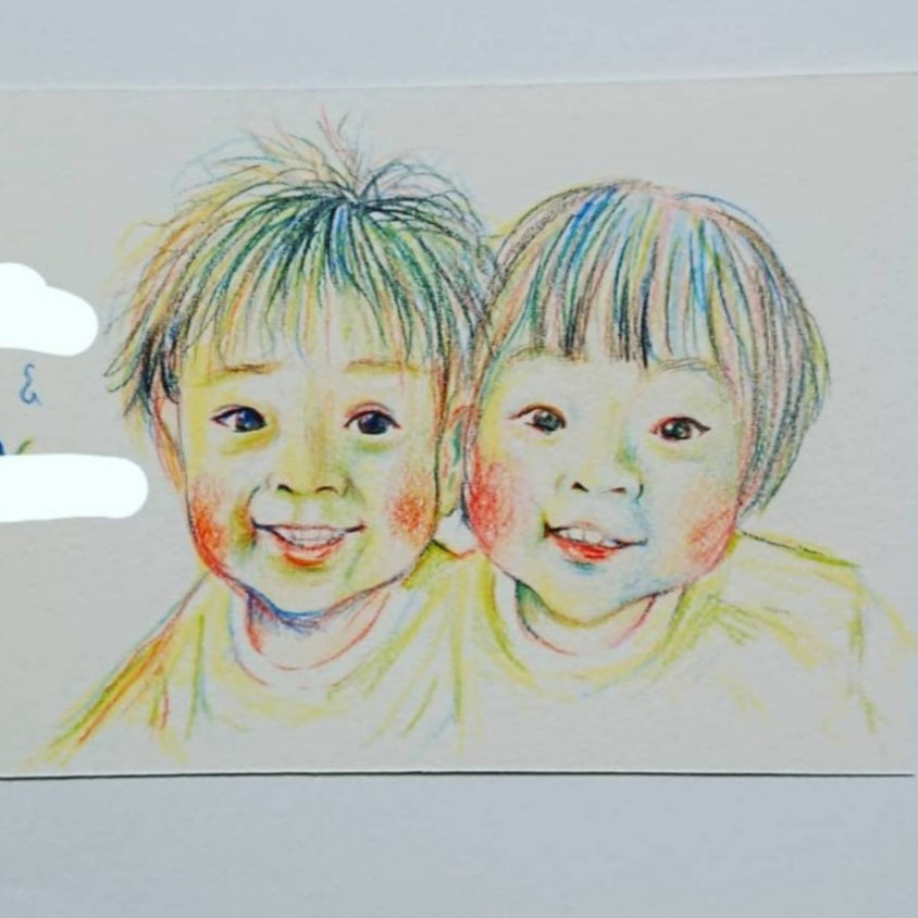 似顔絵カード＆メモリアルパネル