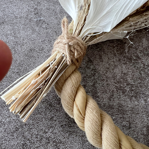 2way 正月飾り ホワイト しめ縄・しめ飾り KASHIWARA 通販 15112339