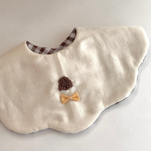 poodle 刺繍スタイ スタイ・よだれかけ toi et moi 通販