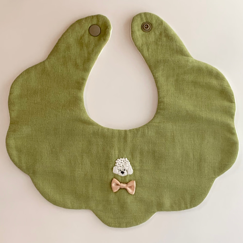 poodle 刺繍スタイ スタイ・よだれかけ toi et moi 通販 15112443