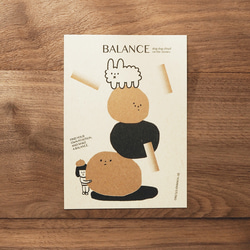 Balance / 孔版印刷明信片 / 三款可選 第2張的照片