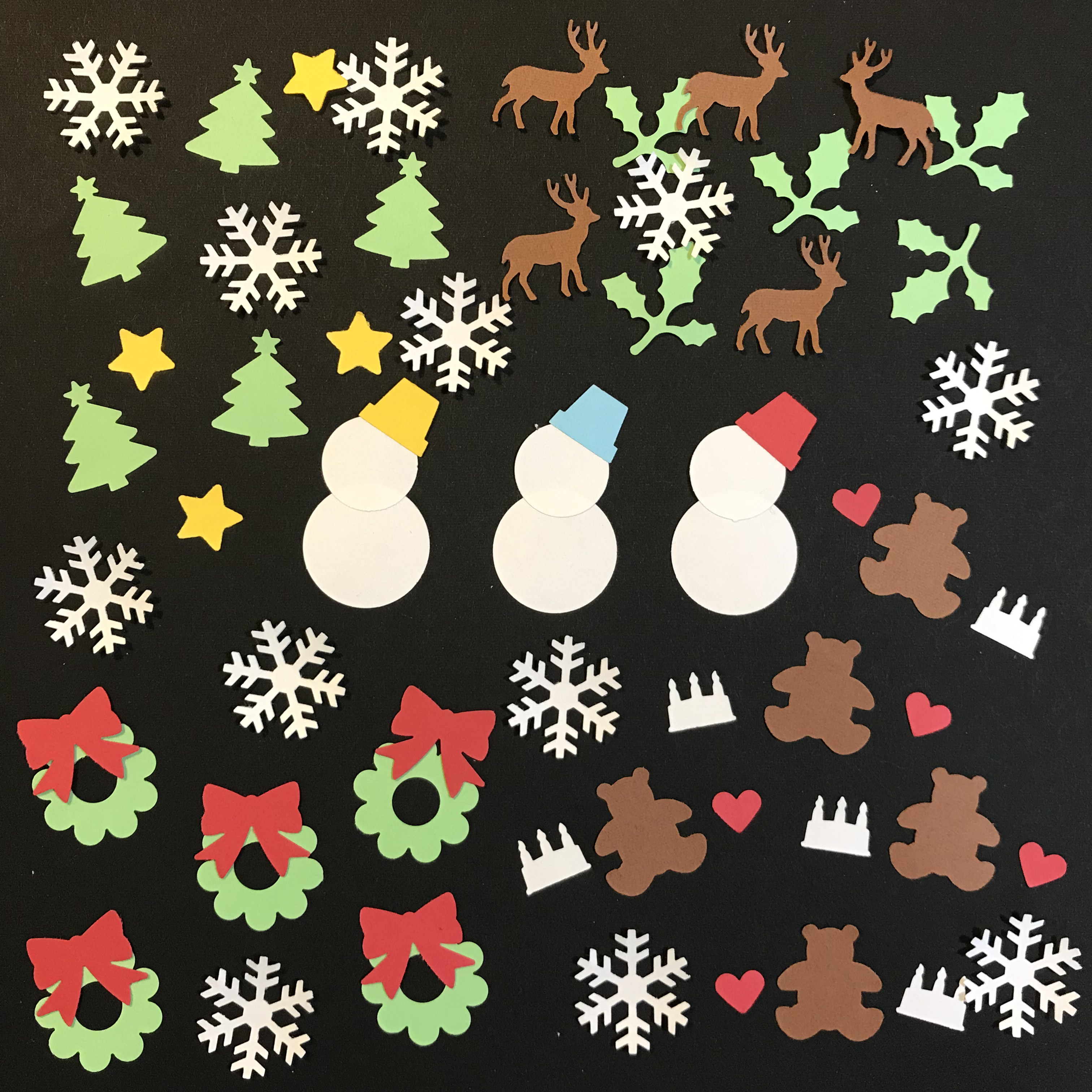 アルバム アルバム素材① カード 冬 クリスマス