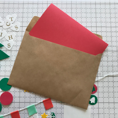 手づくりキット〉8面クリスマスカード手作りキット☆クラフトパンチ