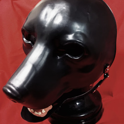 犬 仮面 獣 ホラーマスク サバゲーコスプレ フェチ フェティッシュチェーンソー 4枚目の画像