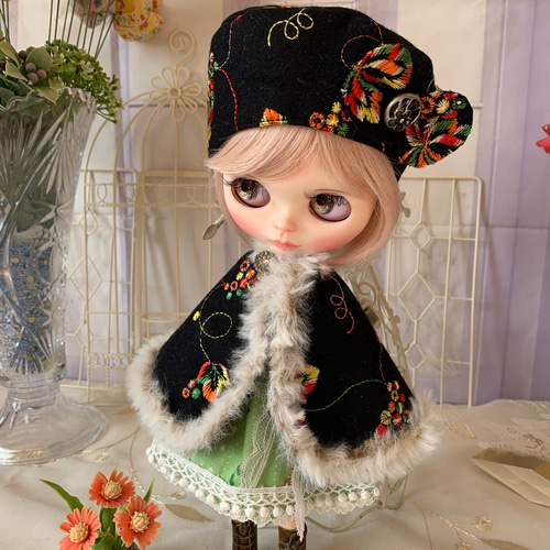 ブライスアウトフィット ベレー帽 マント その他人形 瑞恋 通販