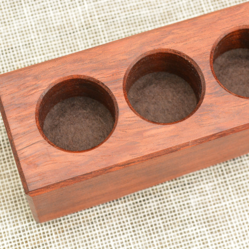 ブビンガのアロマオイルボトルスタンド8本用 ディフューザー・アロマ