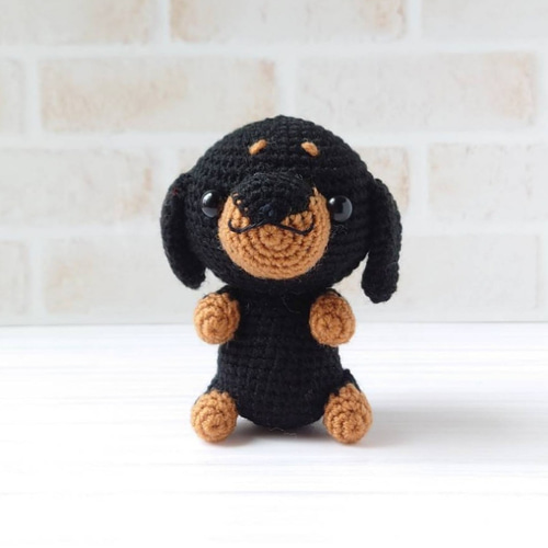 090　ダックスのあみぐるみ 090 ダックスのあみぐるみ 【公式通販】