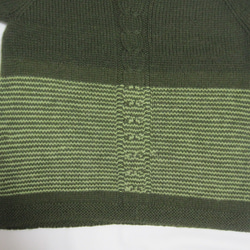 ウール100％　手編みで高品質の半袖セーター　S088 10枚目の画像