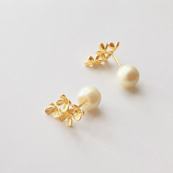 【HENUN】②レジンパールキャッチ　Select Earring Back 2枚目の画像