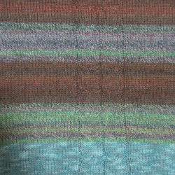 ウール100％　手編みで高品質の半袖セーター　S091 13枚目の画像