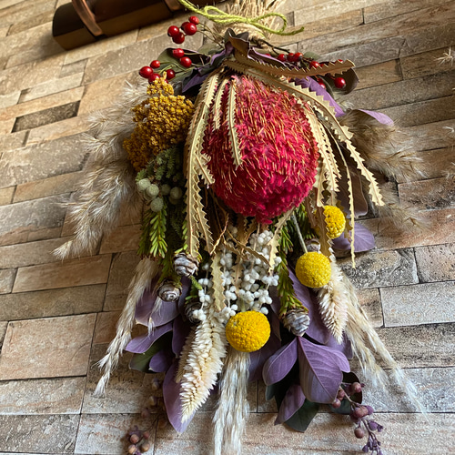 バンクシアパープルとミツバハマゴウプルプレア パープルコラボ