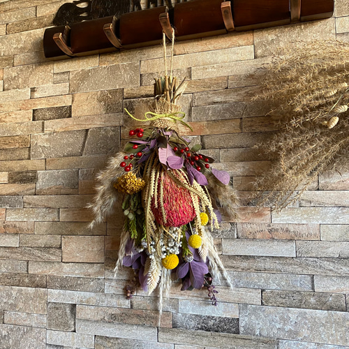 バンクシアパープルとミツバハマゴウプルプレア パープルコラボ