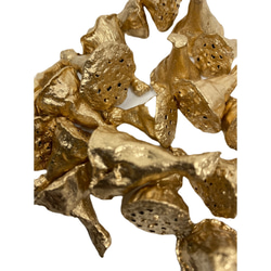 永生植物標本室「迷你荷花 2cm 11g 黃金」永生花作坊零件 第2張的照片
