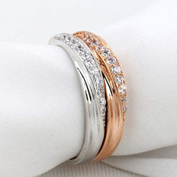 AOI Jewel 指輪 アクセサリー エンゲージ リング レディース 結婚指輪 ジルコニア 6枚目の画像