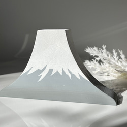 【冬】富士山 オブジェ【雪】【雪化粧】【富士山】【和】【和風】 3枚目の画像